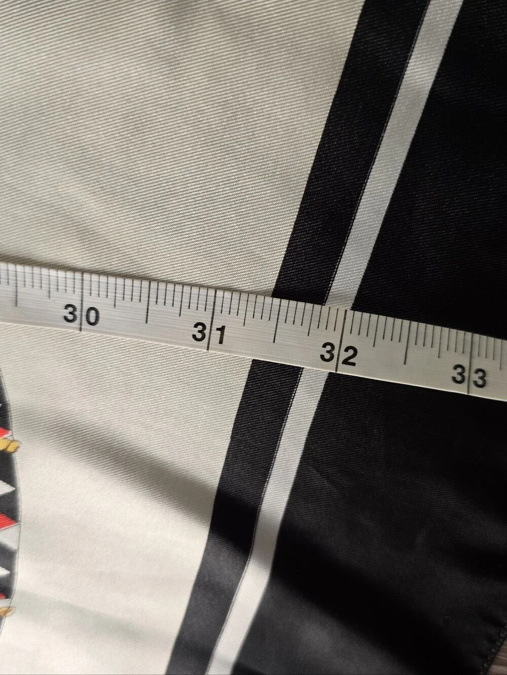 Large Scarf Napoleonic Military Drum Tassel Print Red Teal Black Gold Square 35